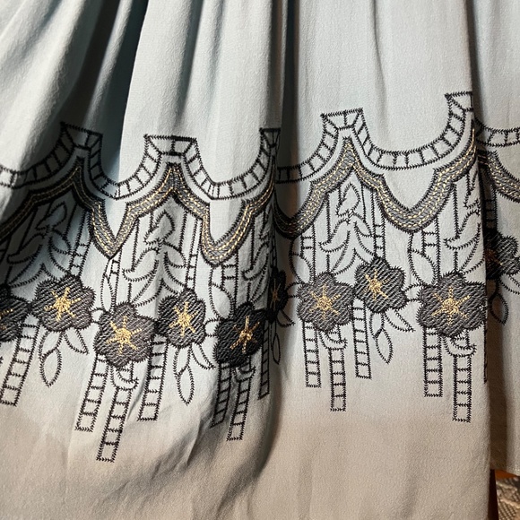 NWT Trashy Diva Deco Embroidered Dress in French Blue US 10 - Picture 5 of 12